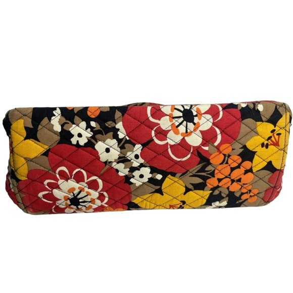 VERA BRADLEY VERA EXTRA LARGE TOTE BAG~BITTERSWEET Bright Floral Pattern Laptop - Picture 9 of 11